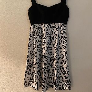 Bebe Leopard Print Dress